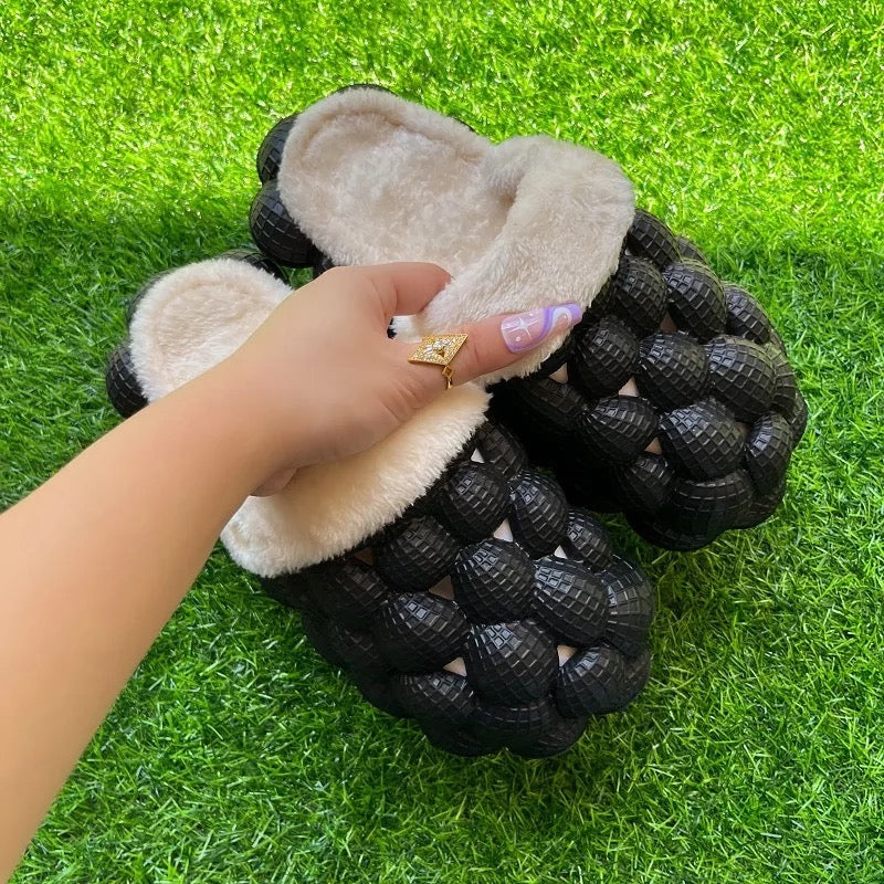 Fur Bubble Slides