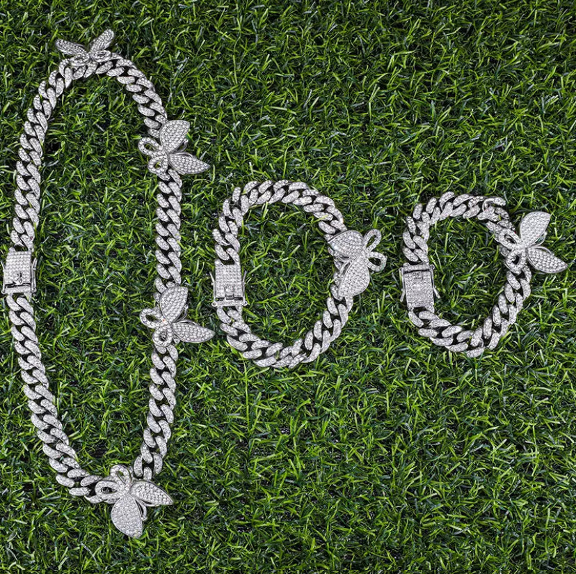 Icy Butterfly 🦋 Necklace