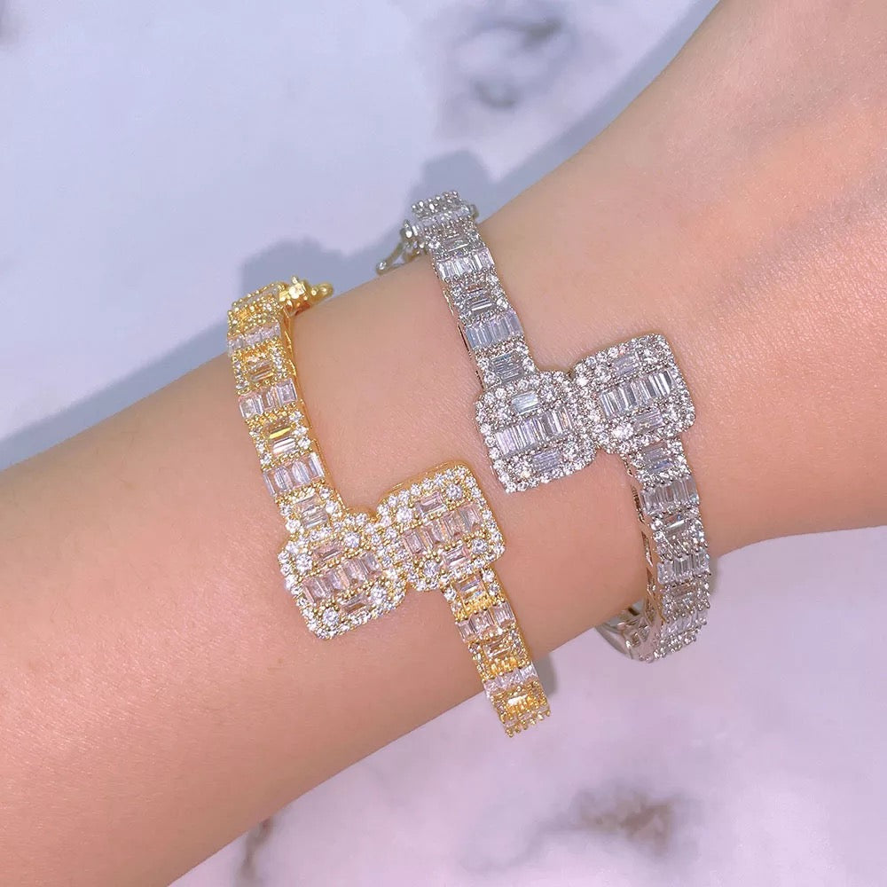 Square Baguette Bracelet