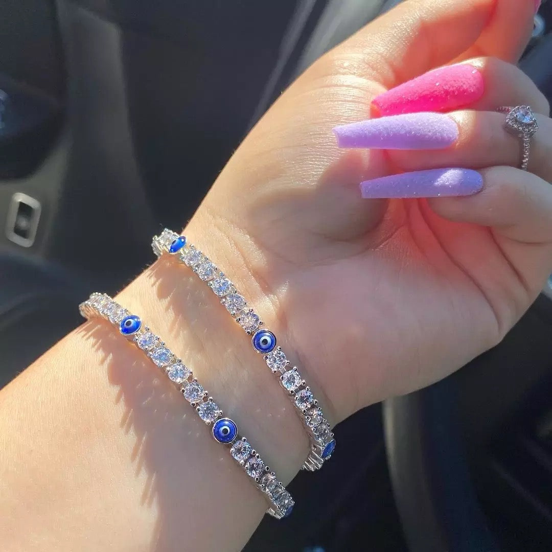 Icy Evil Eye 🧿 Bracelet