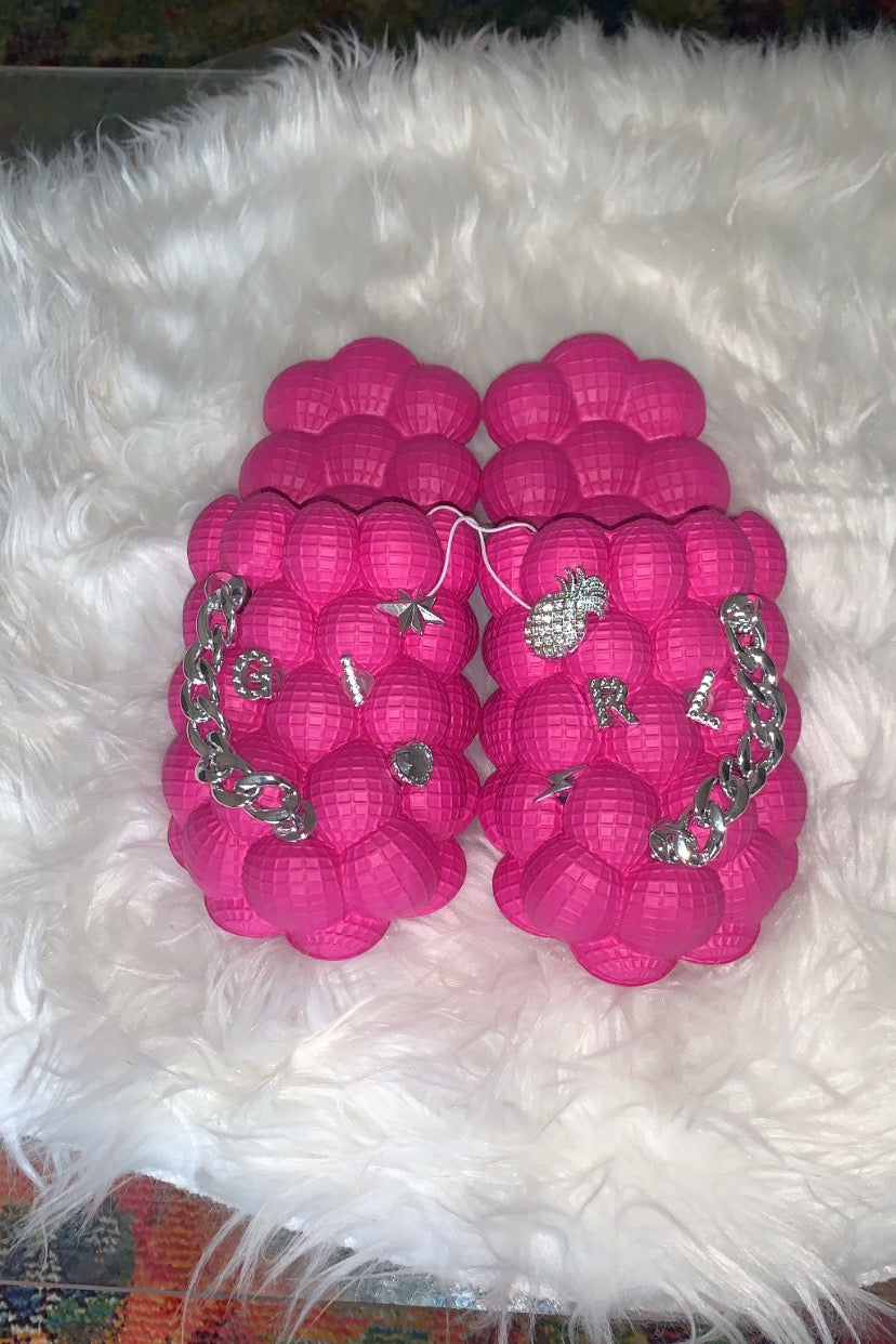Bubble Slides With Chain Charms