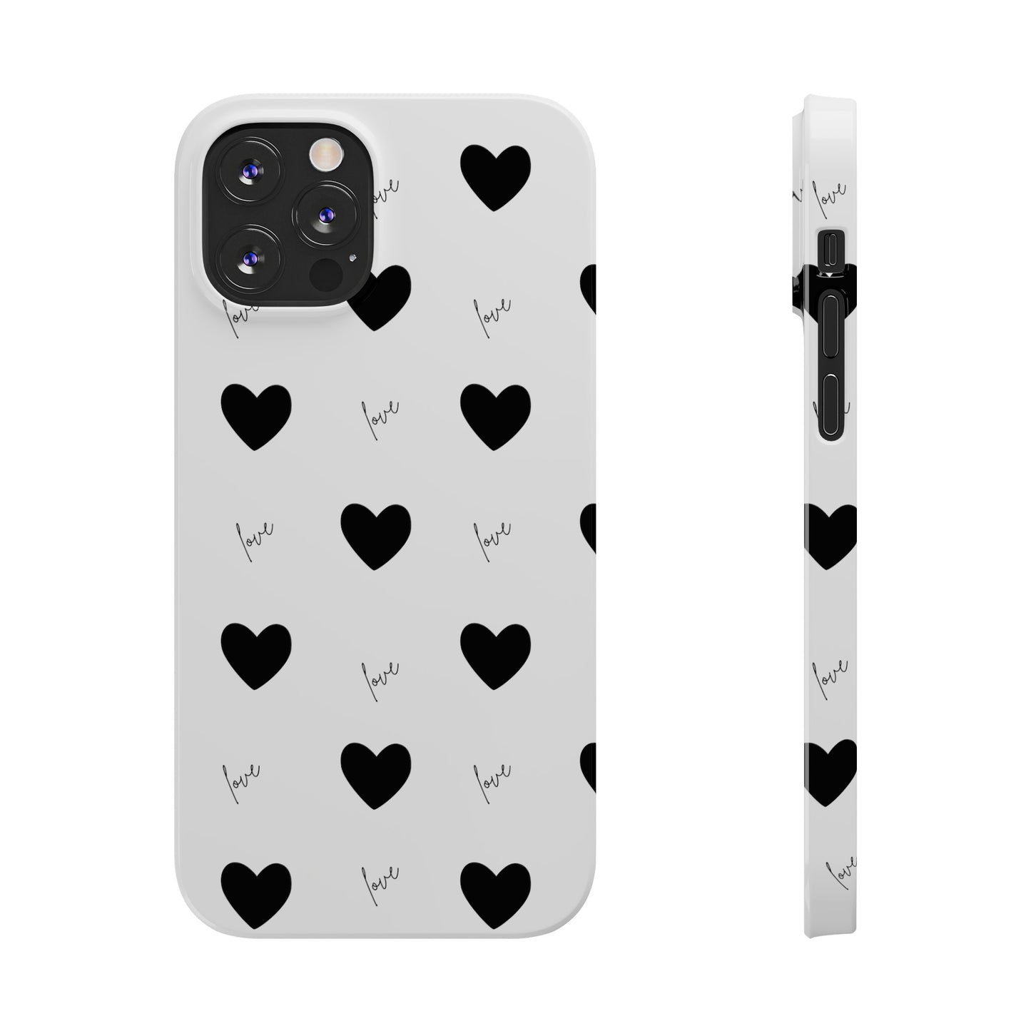 For The Love Of Hearts - Slim Phone Case