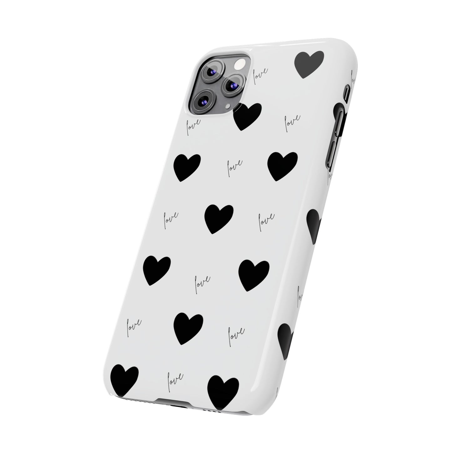 For The Love Of Hearts - Slim Phone Case