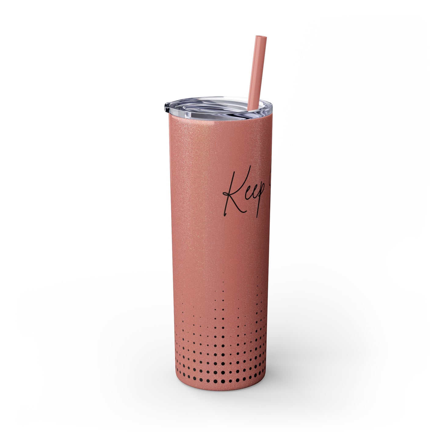 Keep It Cute Skinny Tumbler with Straw, 20oz