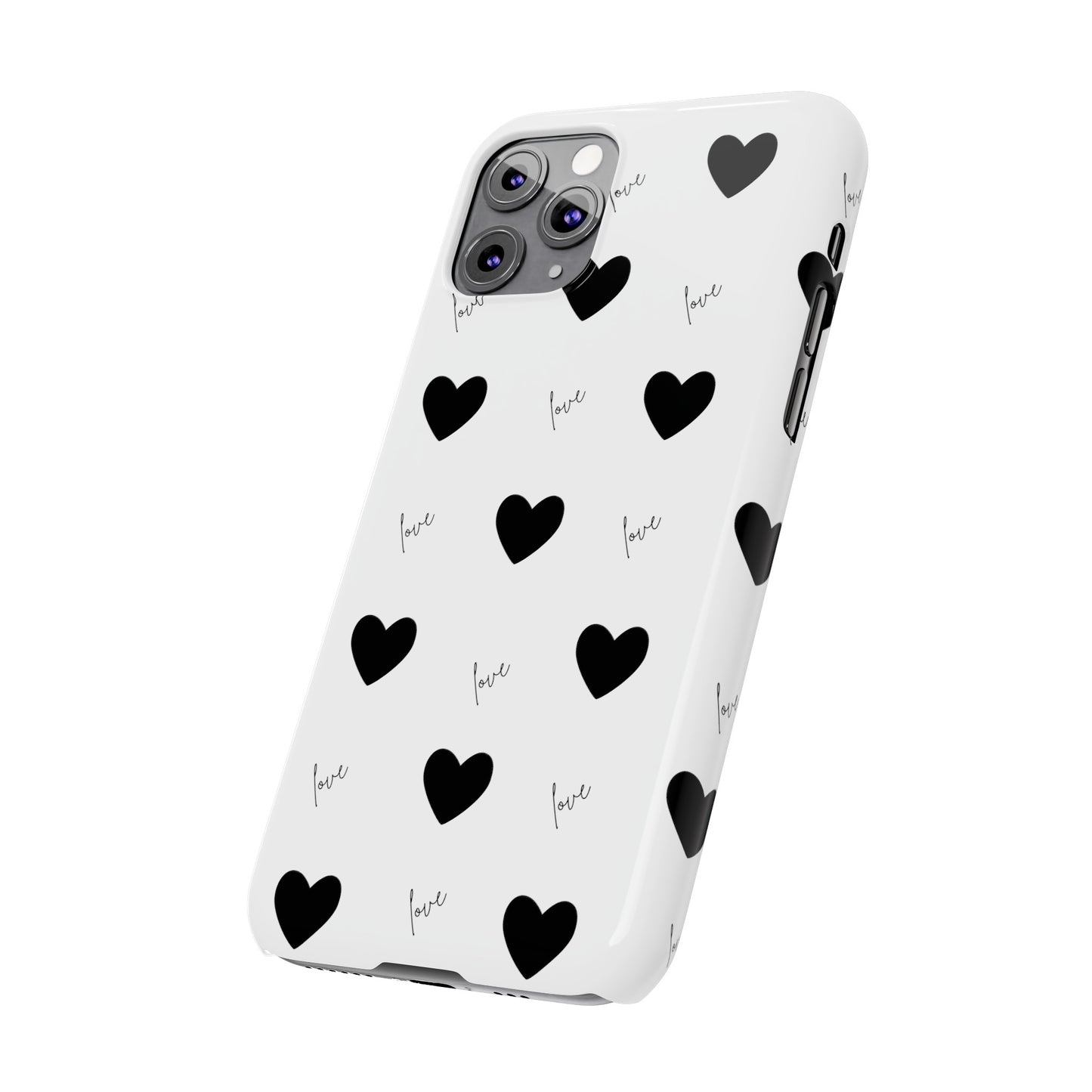 For The Love Of Hearts - Slim Phone Case