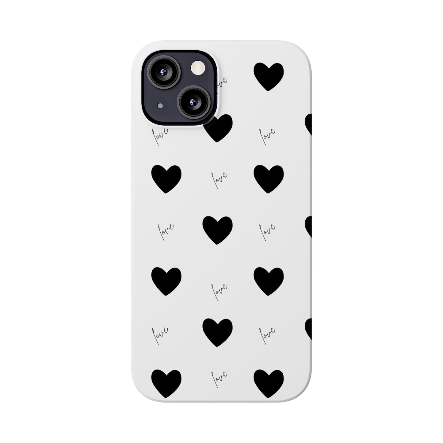 For The Love Of Hearts - Slim Phone Case