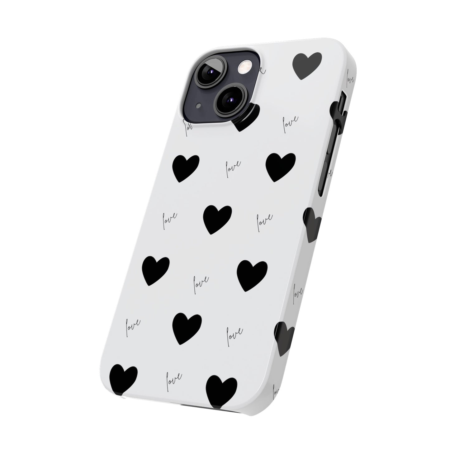 For The Love Of Hearts - Slim Phone Case