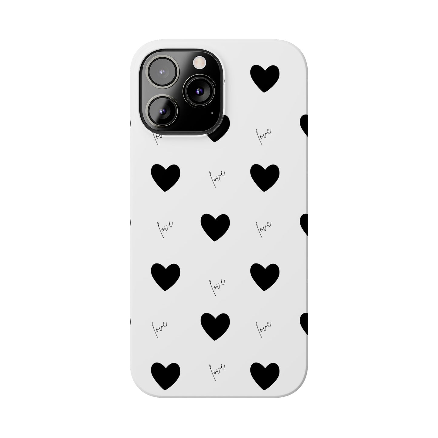 For The Love Of Hearts - Slim Phone Case