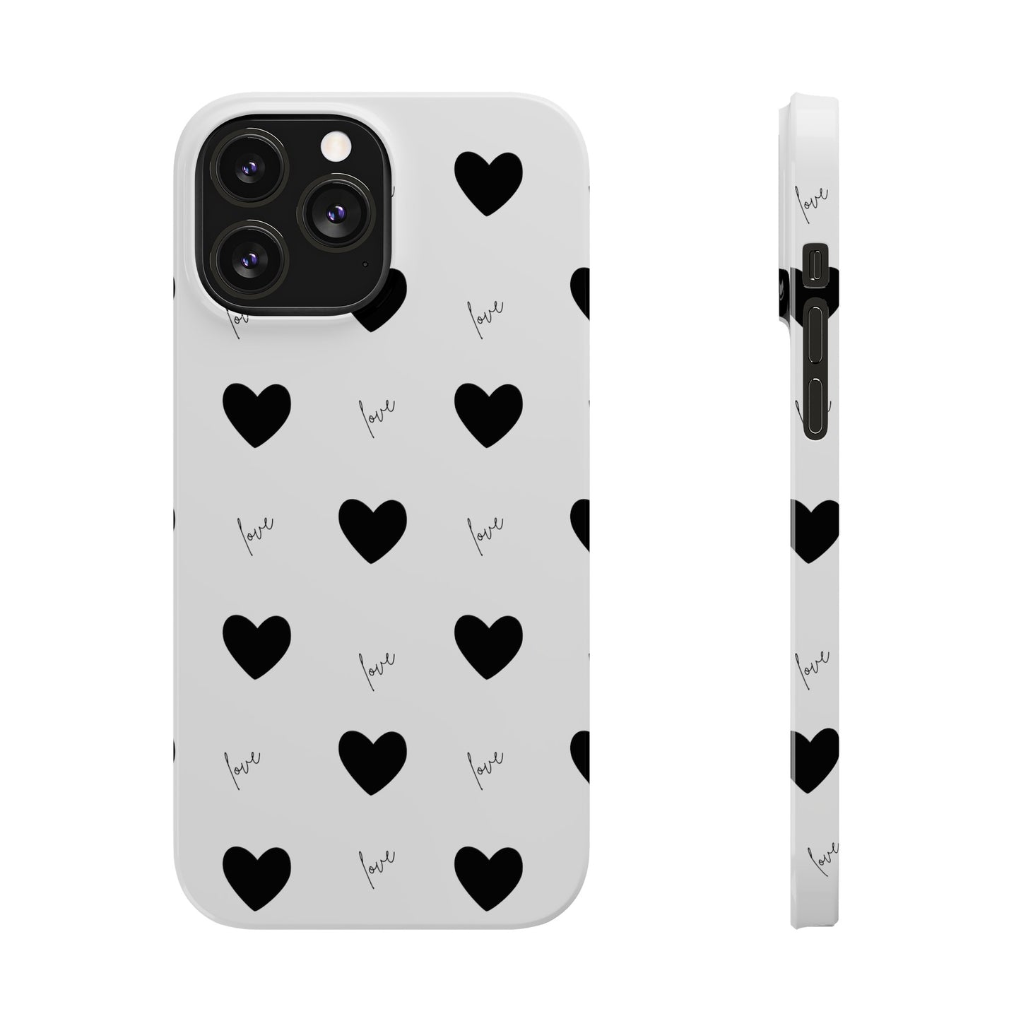 For The Love Of Hearts - Slim Phone Case