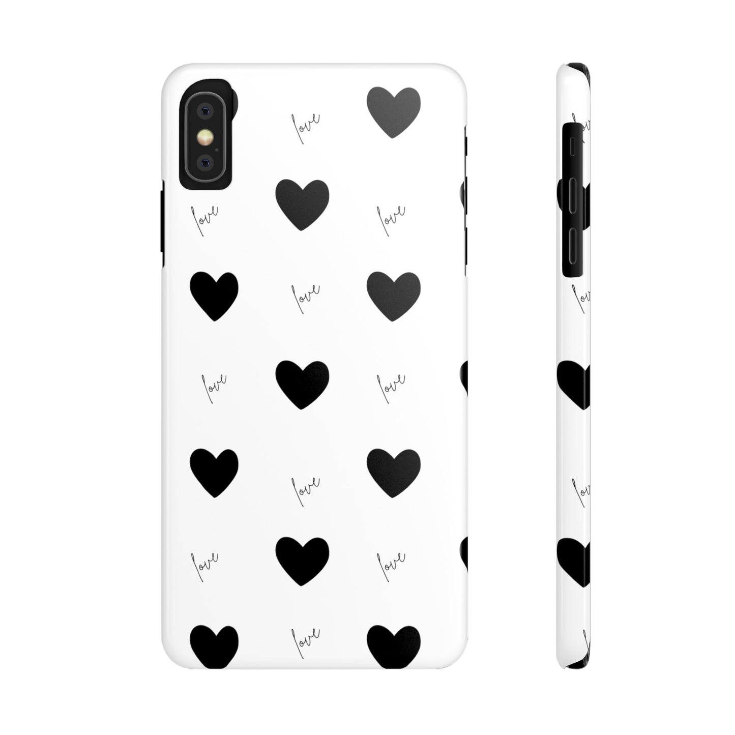 For The Love Of Hearts - Slim Phone Case