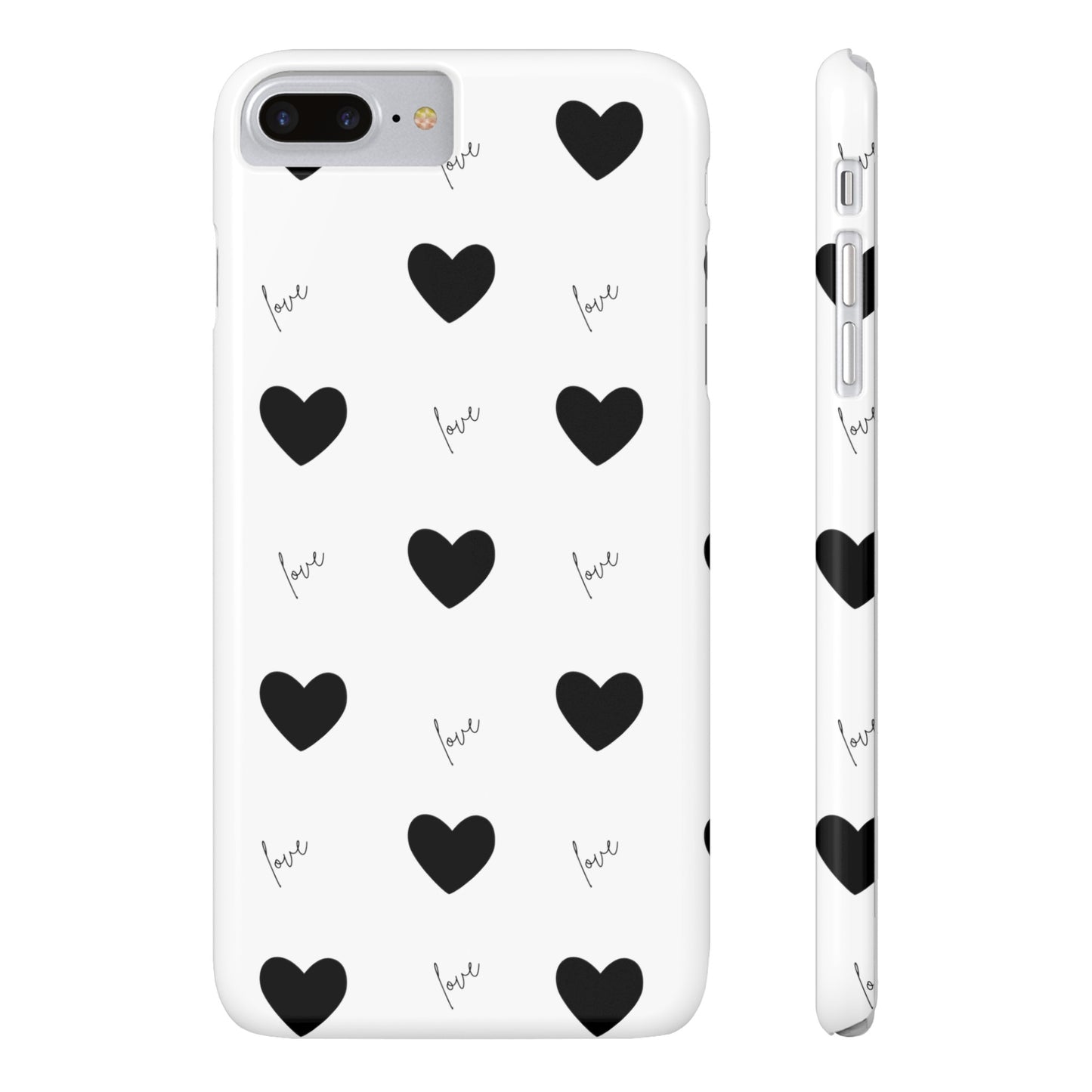 For The Love Of Hearts - Slim Phone Case