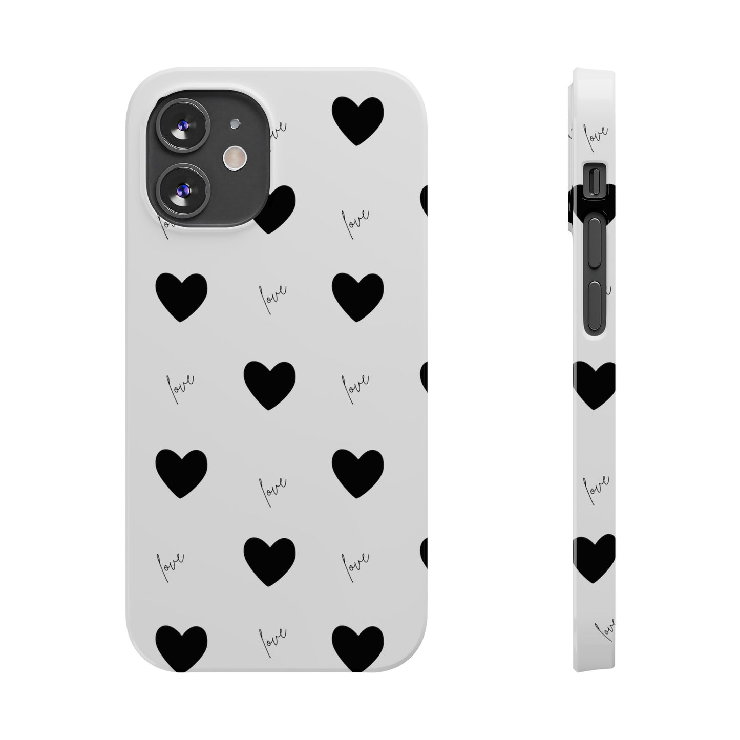 For The Love Of Hearts - Slim Phone Case