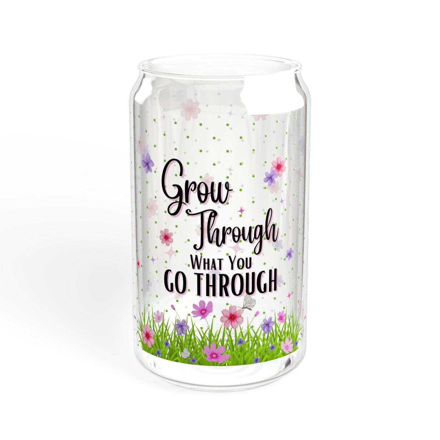 Grow Through - Sipper Glass, 16oz