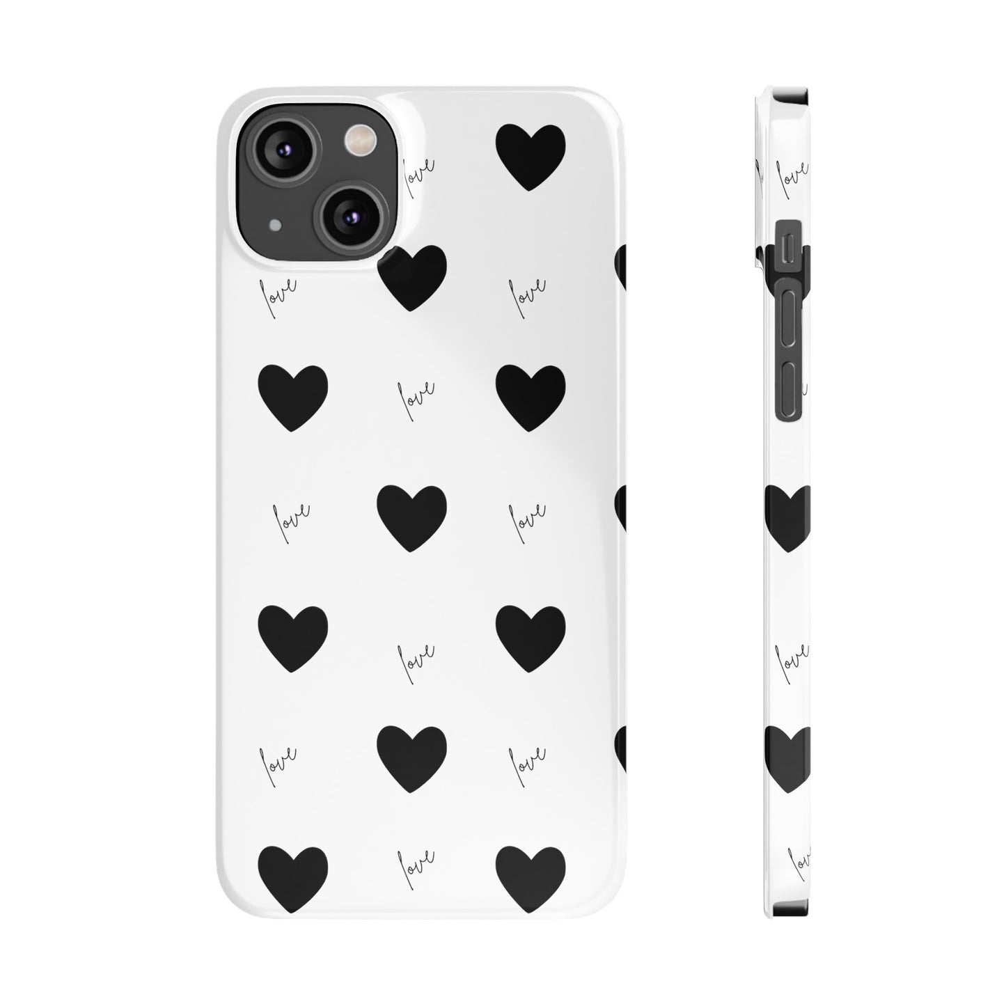 For The Love Of Hearts - Slim Phone Case