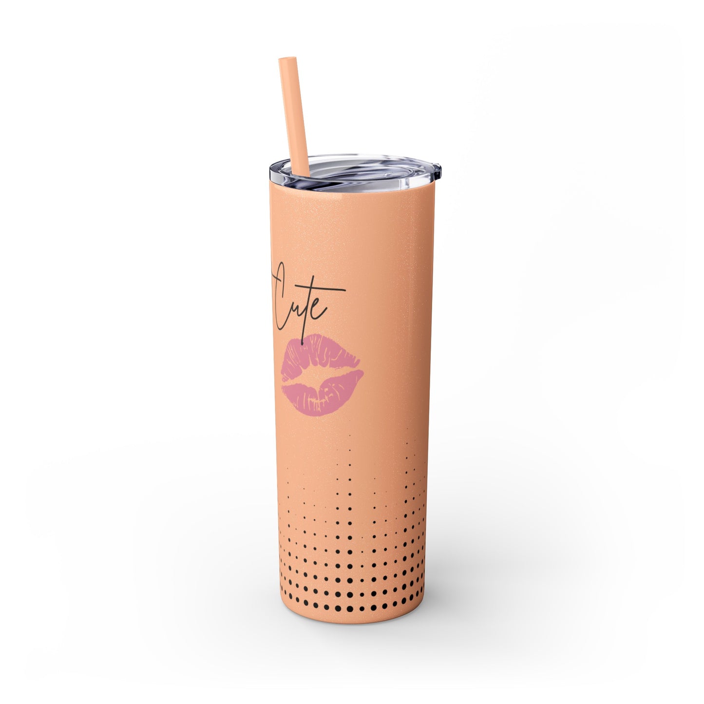 Keep It Cute Skinny Tumbler with Straw, 20oz