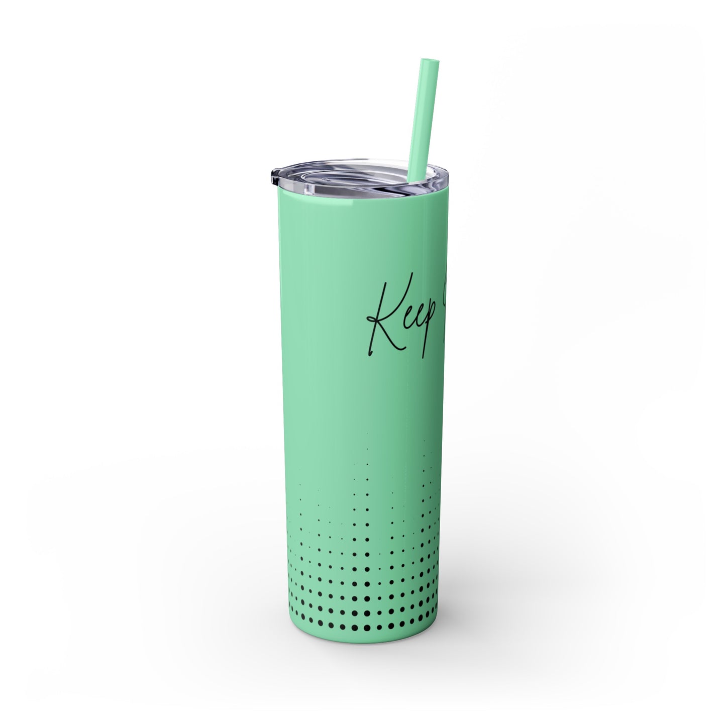 Keep It Cute Skinny Tumbler with Straw, 20oz