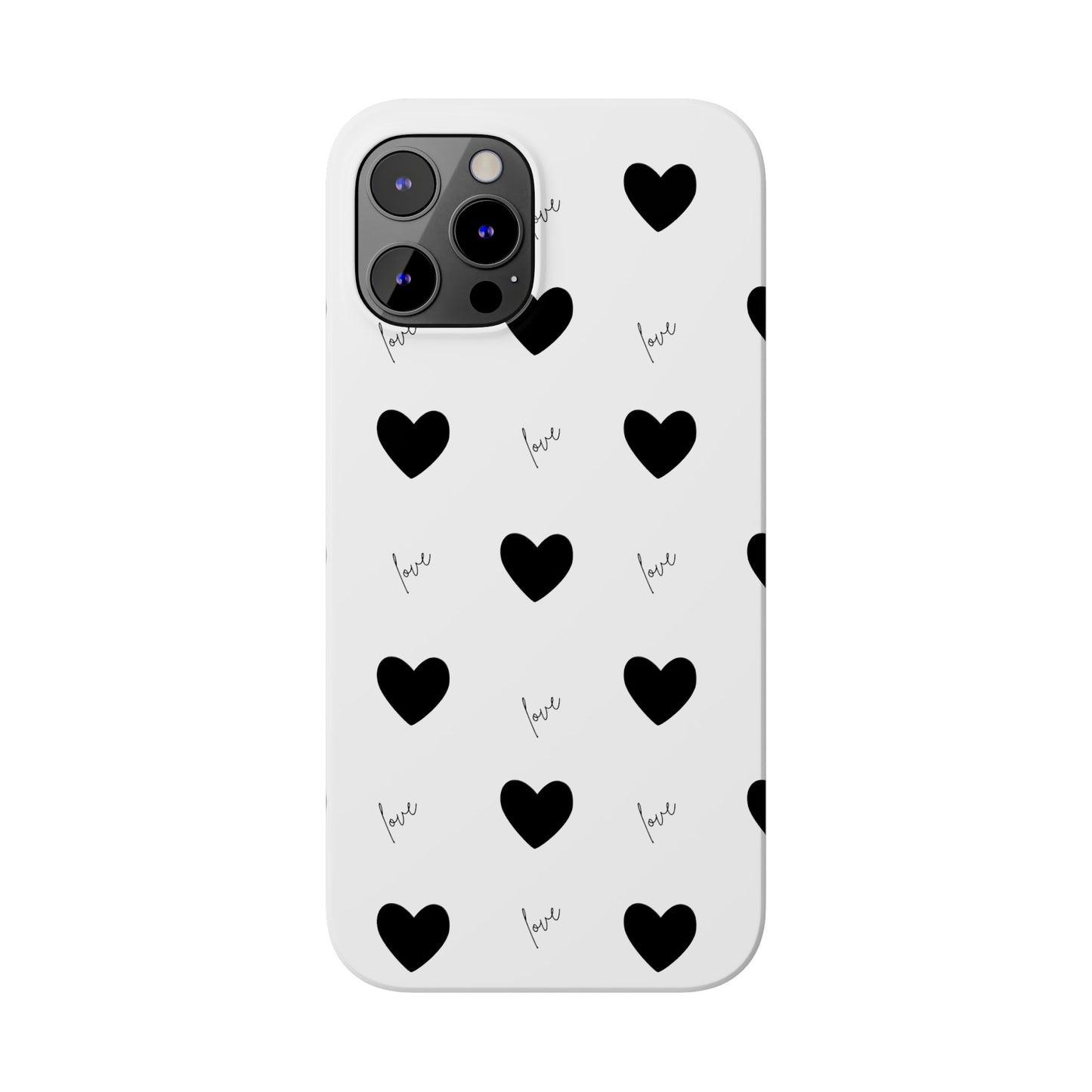 For The Love Of Hearts - Slim Phone Case