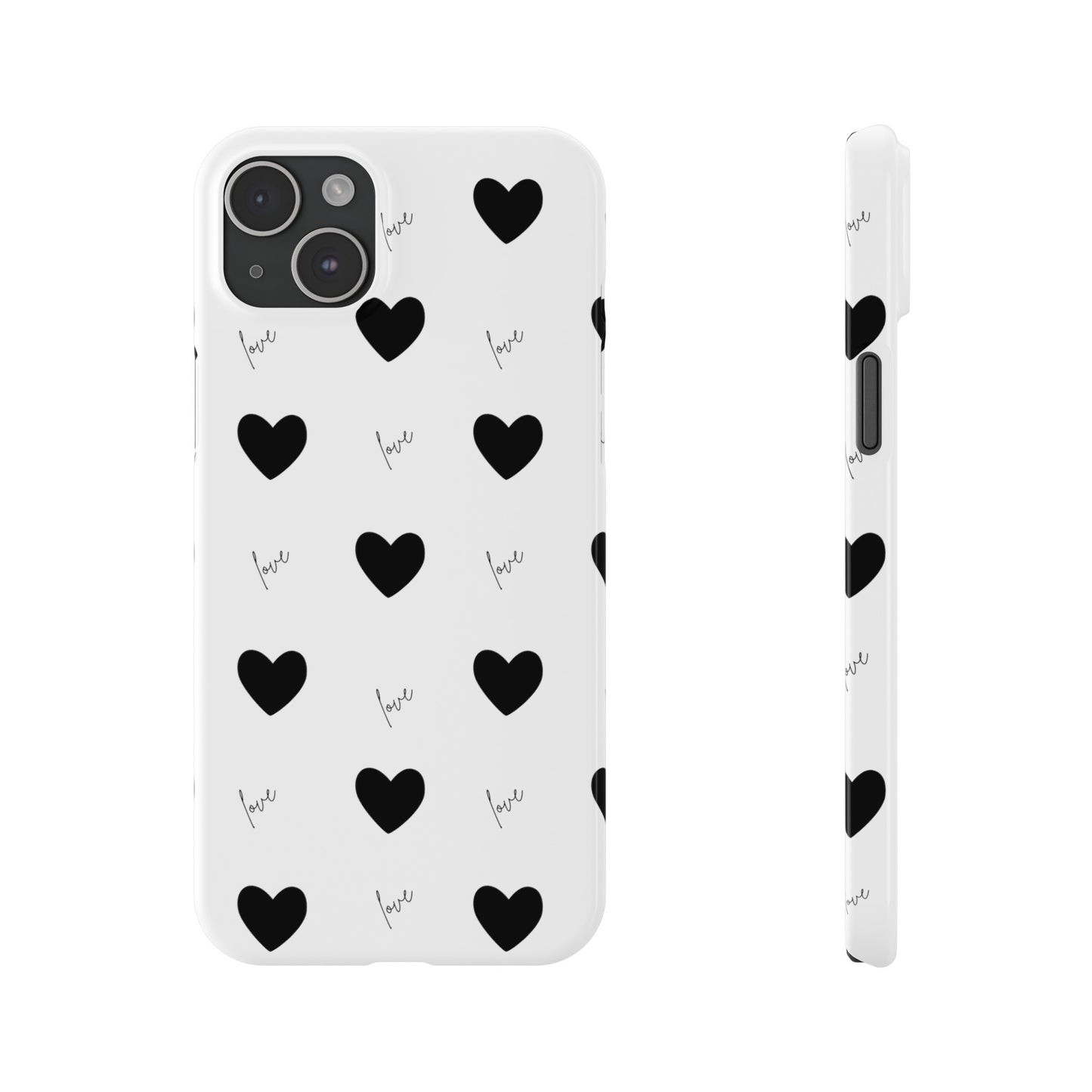 For The Love Of Hearts - Slim Phone Case