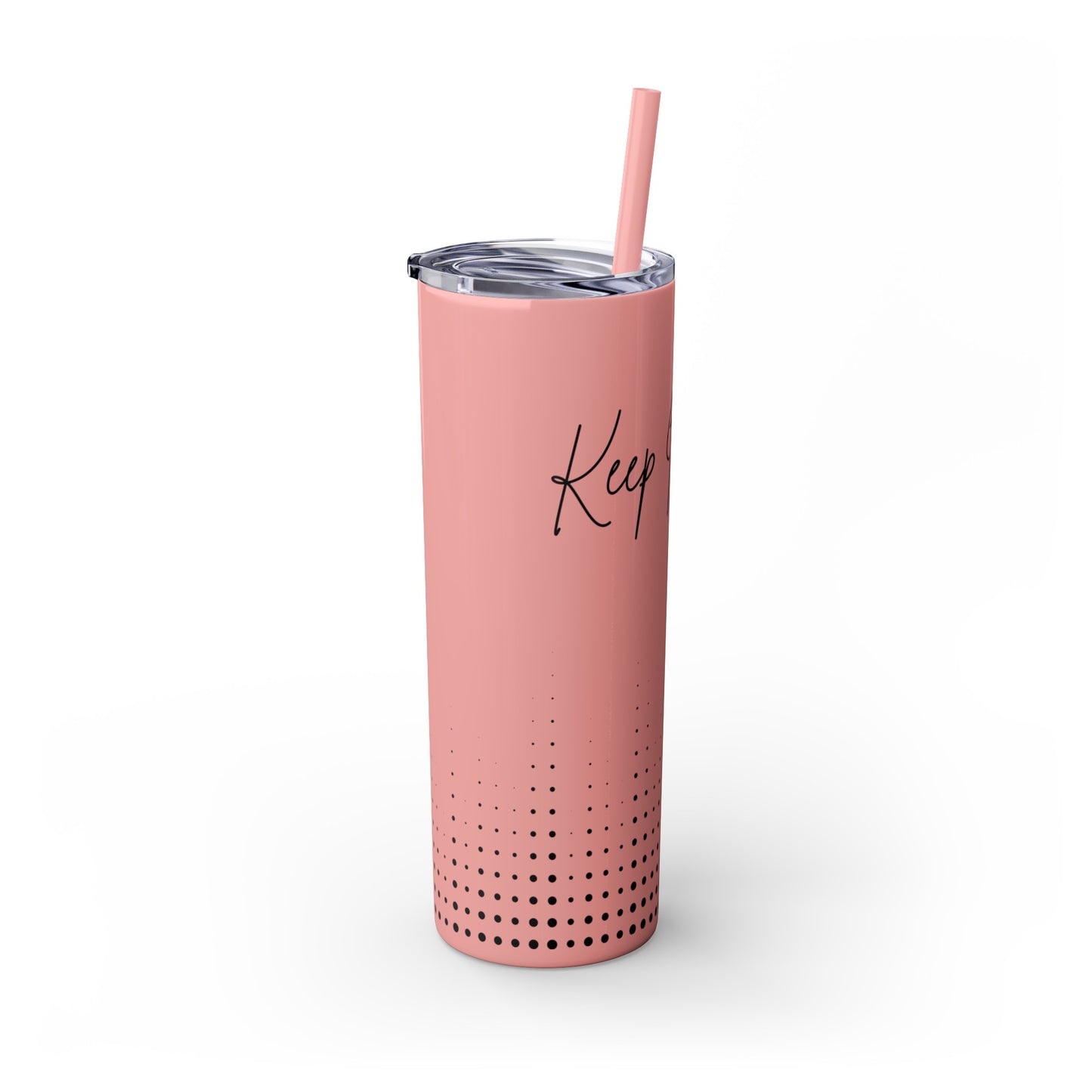 Keep It Cute Skinny Tumbler with Straw, 20oz