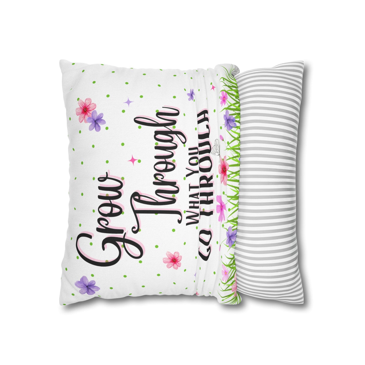 Grow Through - Spun Polyester Square Pillowcase