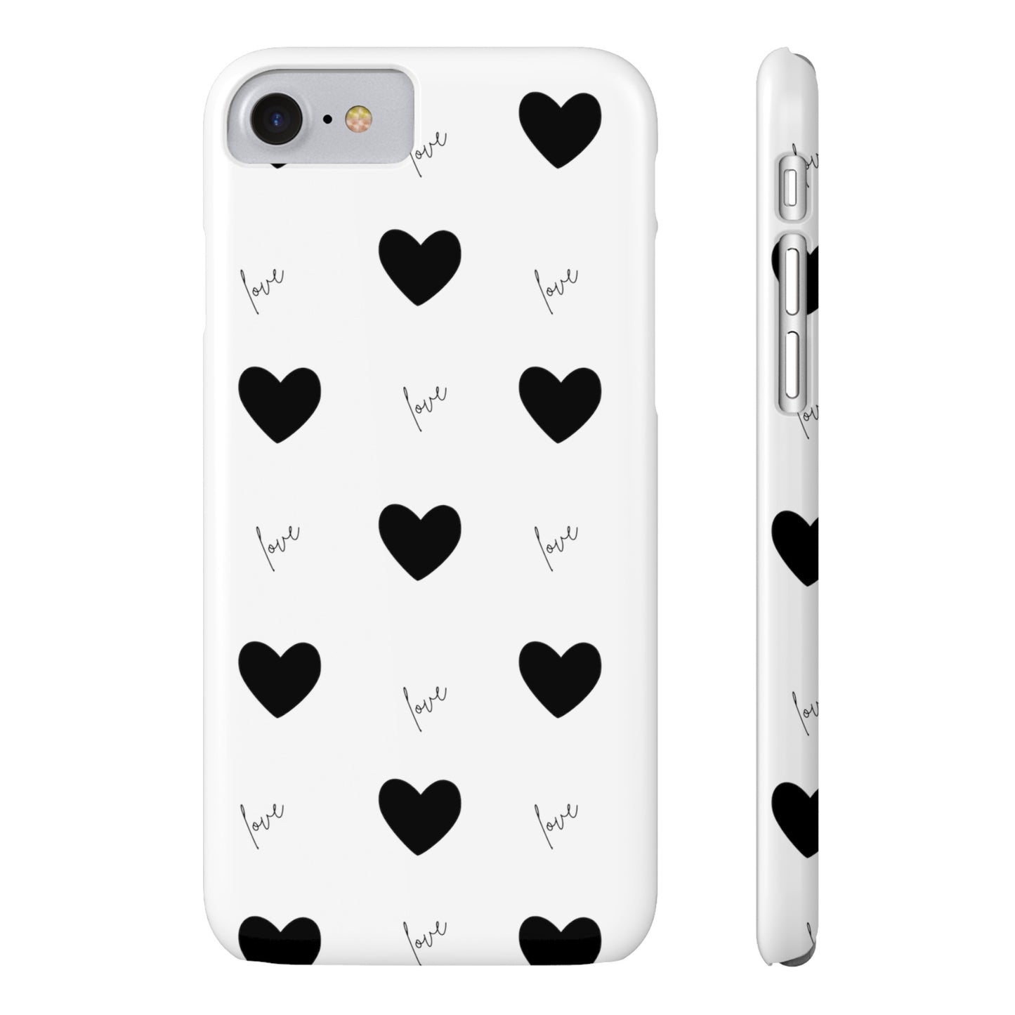 For The Love Of Hearts - Slim Phone Case