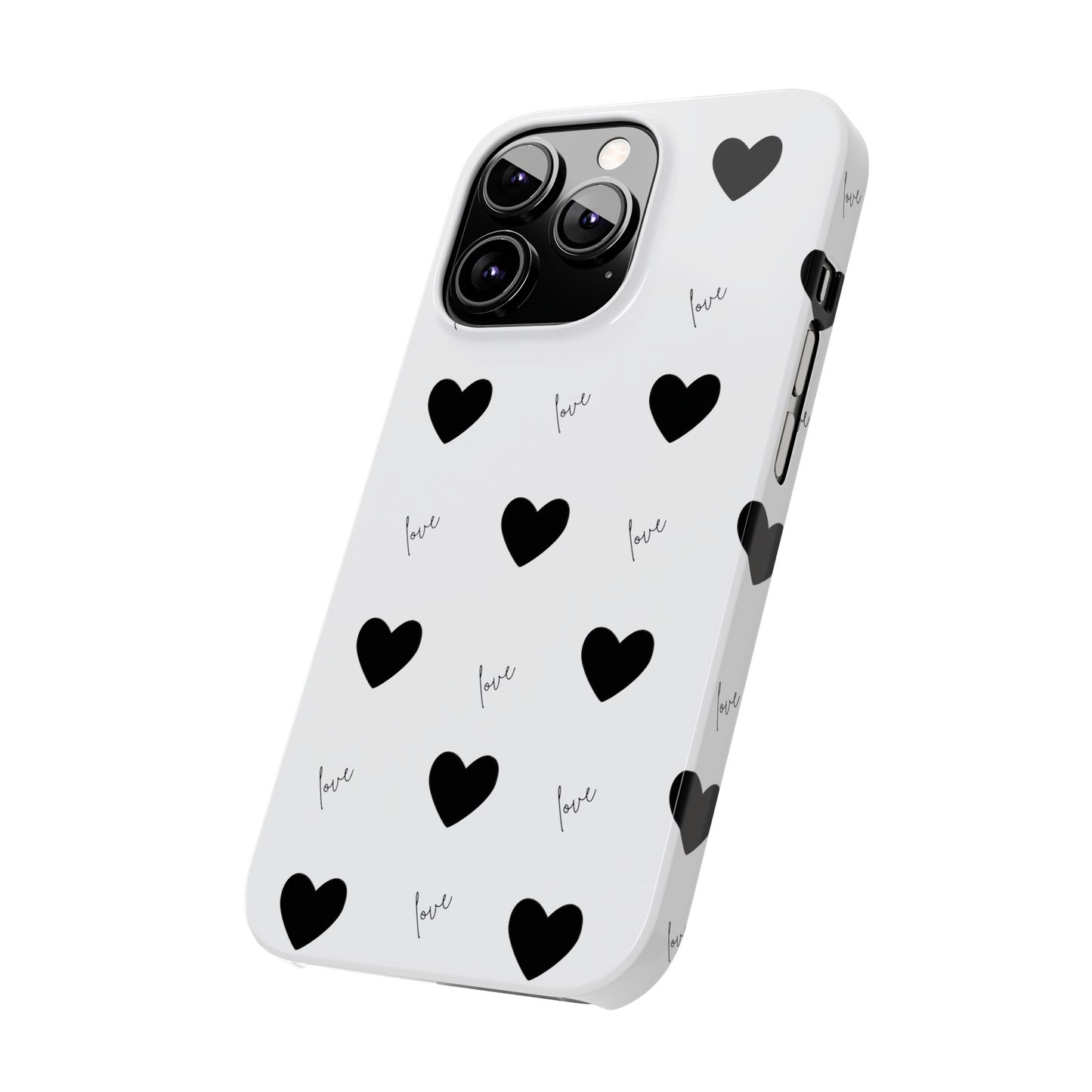 For The Love Of Hearts - Slim Phone Case