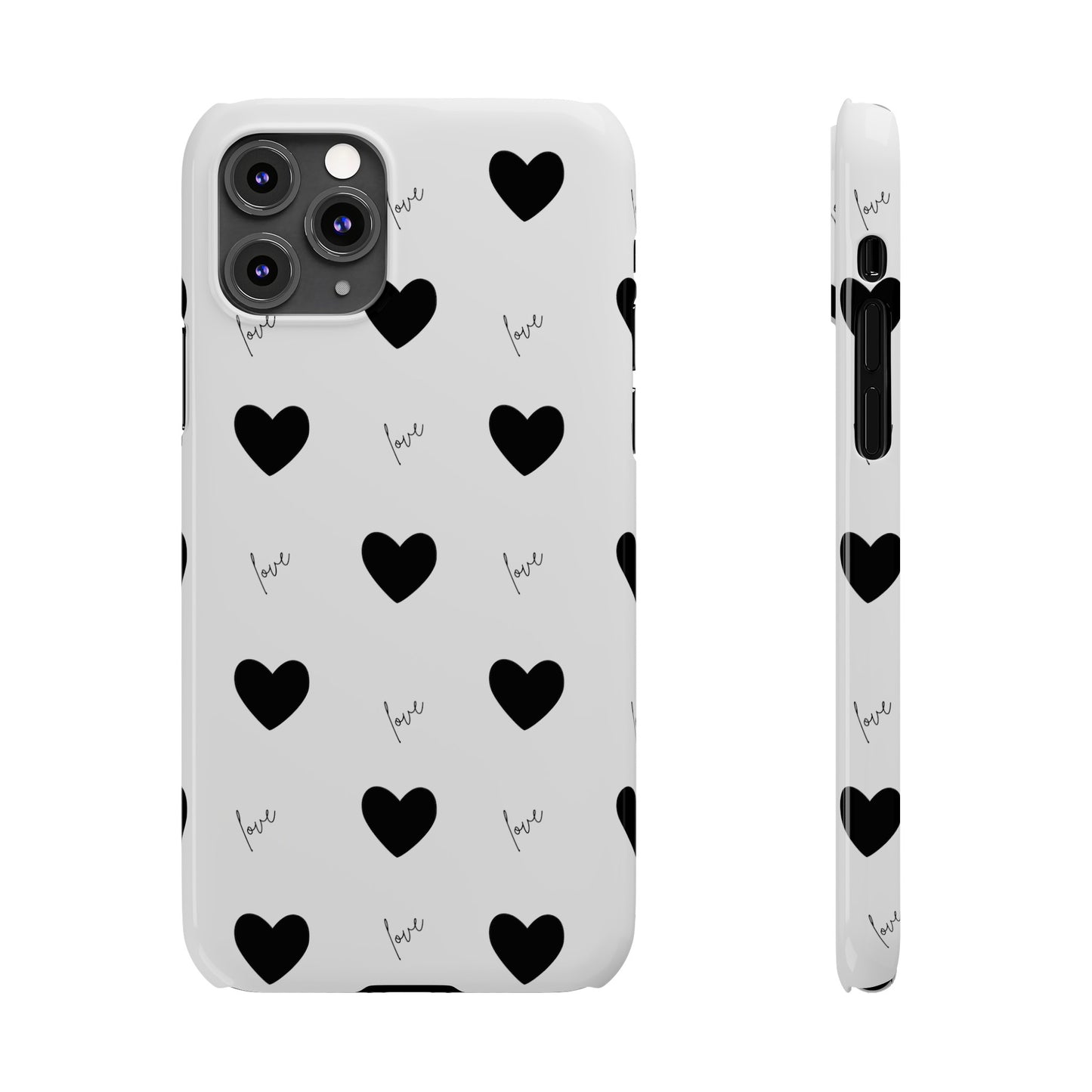 For The Love Of Hearts - Slim Phone Case