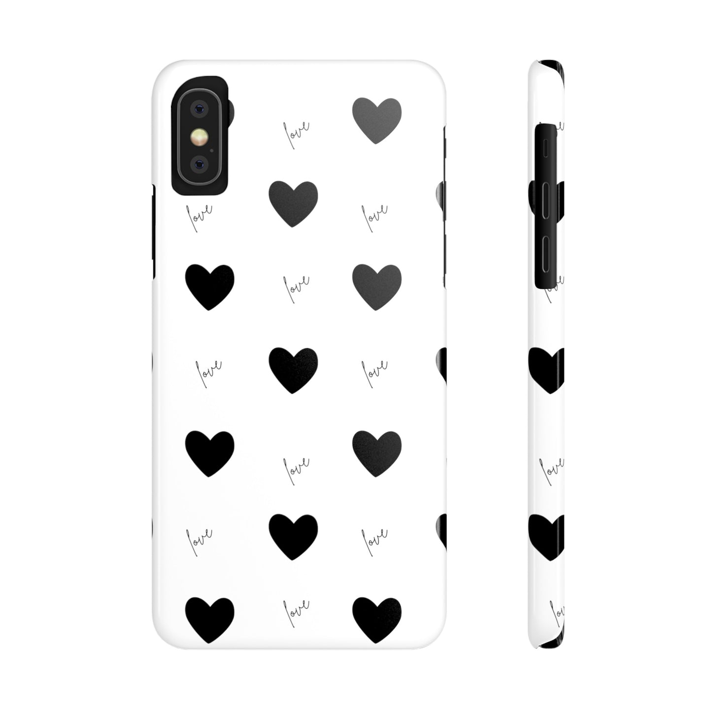 For The Love Of Hearts - Slim Phone Case