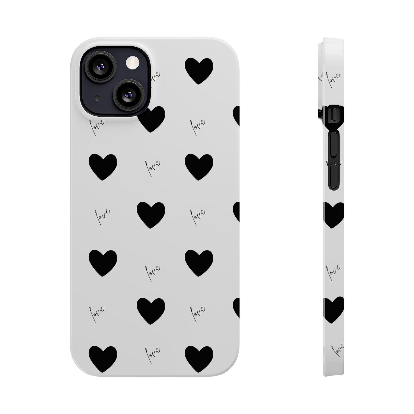 For The Love Of Hearts - Slim Phone Case