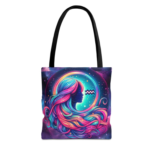 Aquarius Zodiac Tote