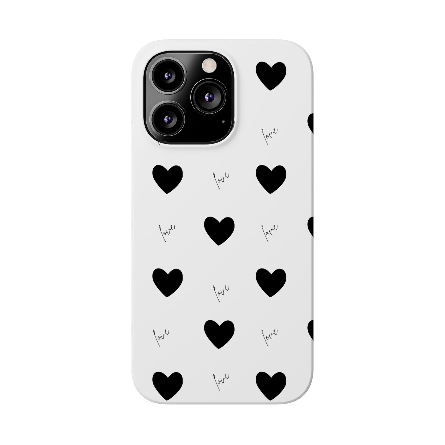 For The Love Of Hearts - Slim Phone Case