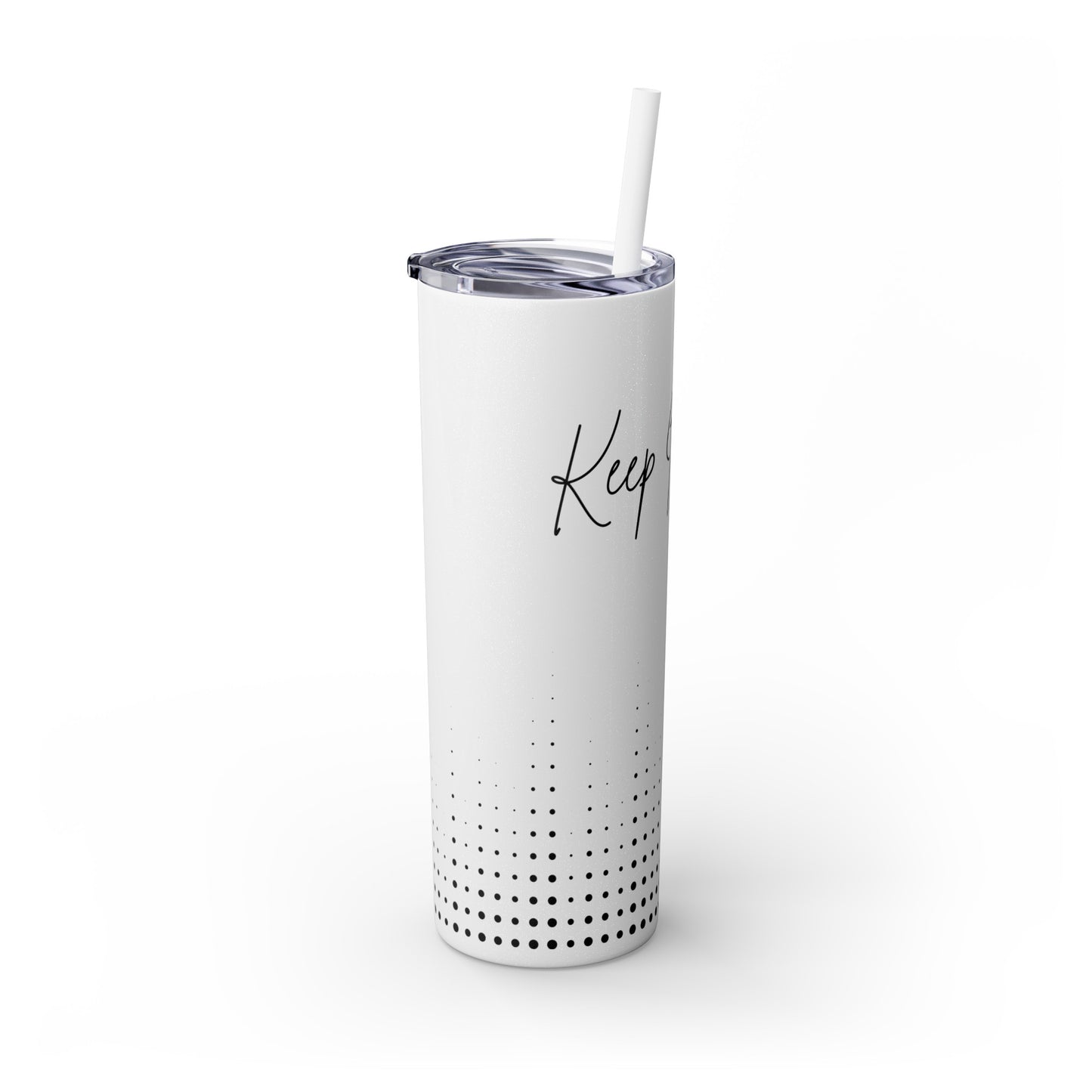 Keep It Cute Skinny Tumbler with Straw, 20oz