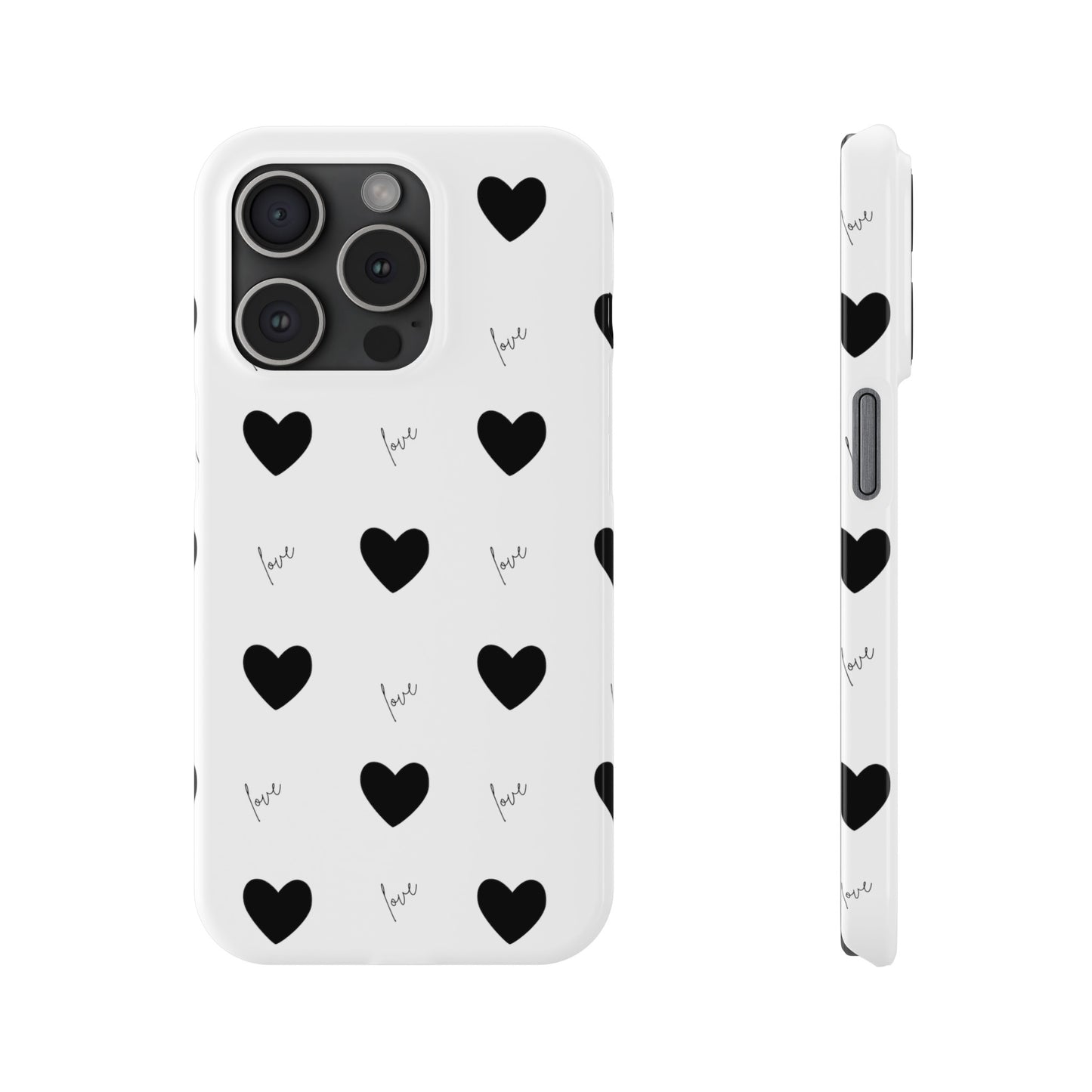 For The Love Of Hearts - Slim Phone Case