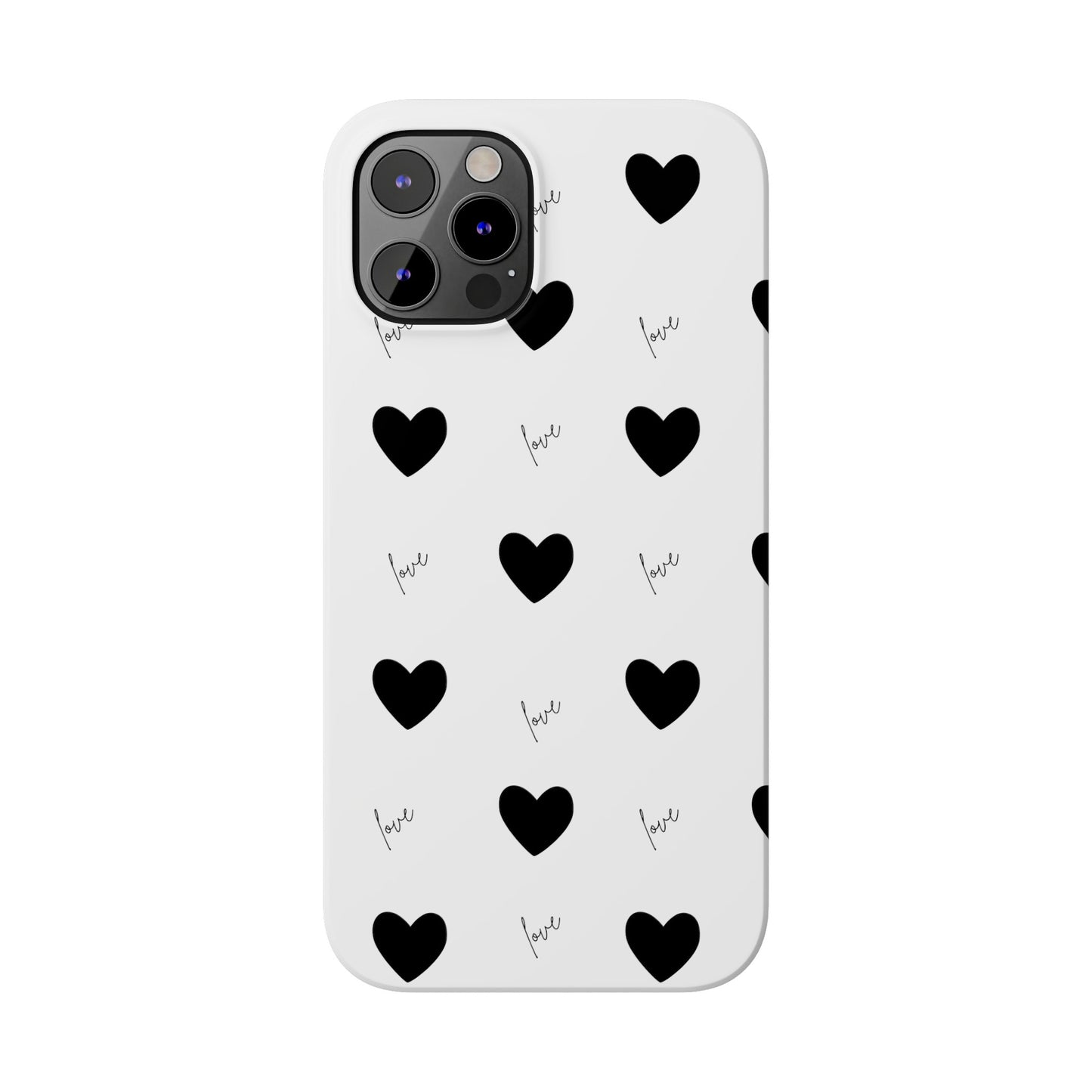 For The Love Of Hearts - Slim Phone Case