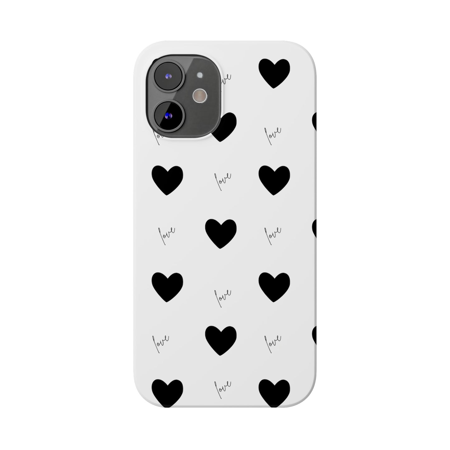 For The Love Of Hearts - Slim Phone Case