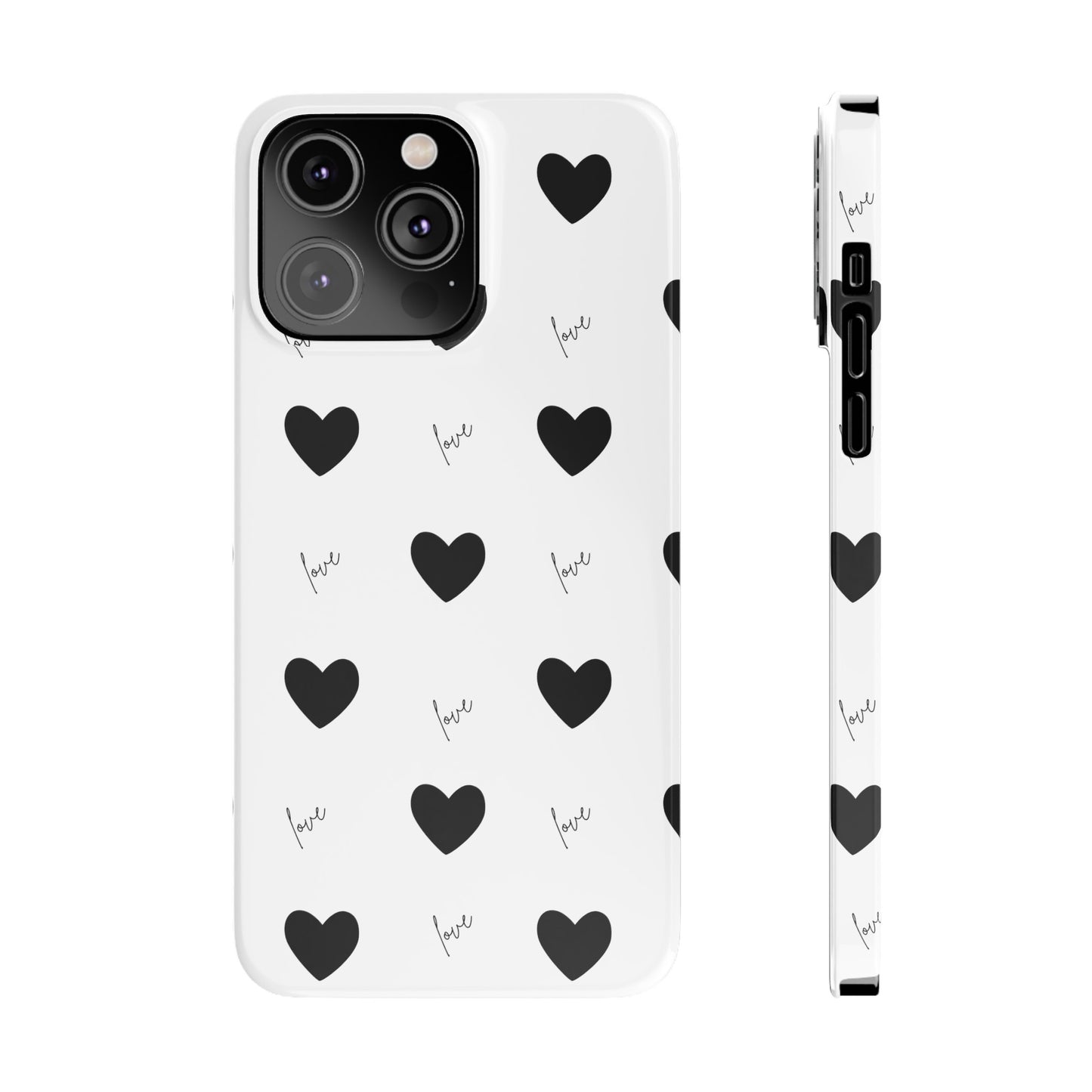 For The Love Of Hearts - Slim Phone Case