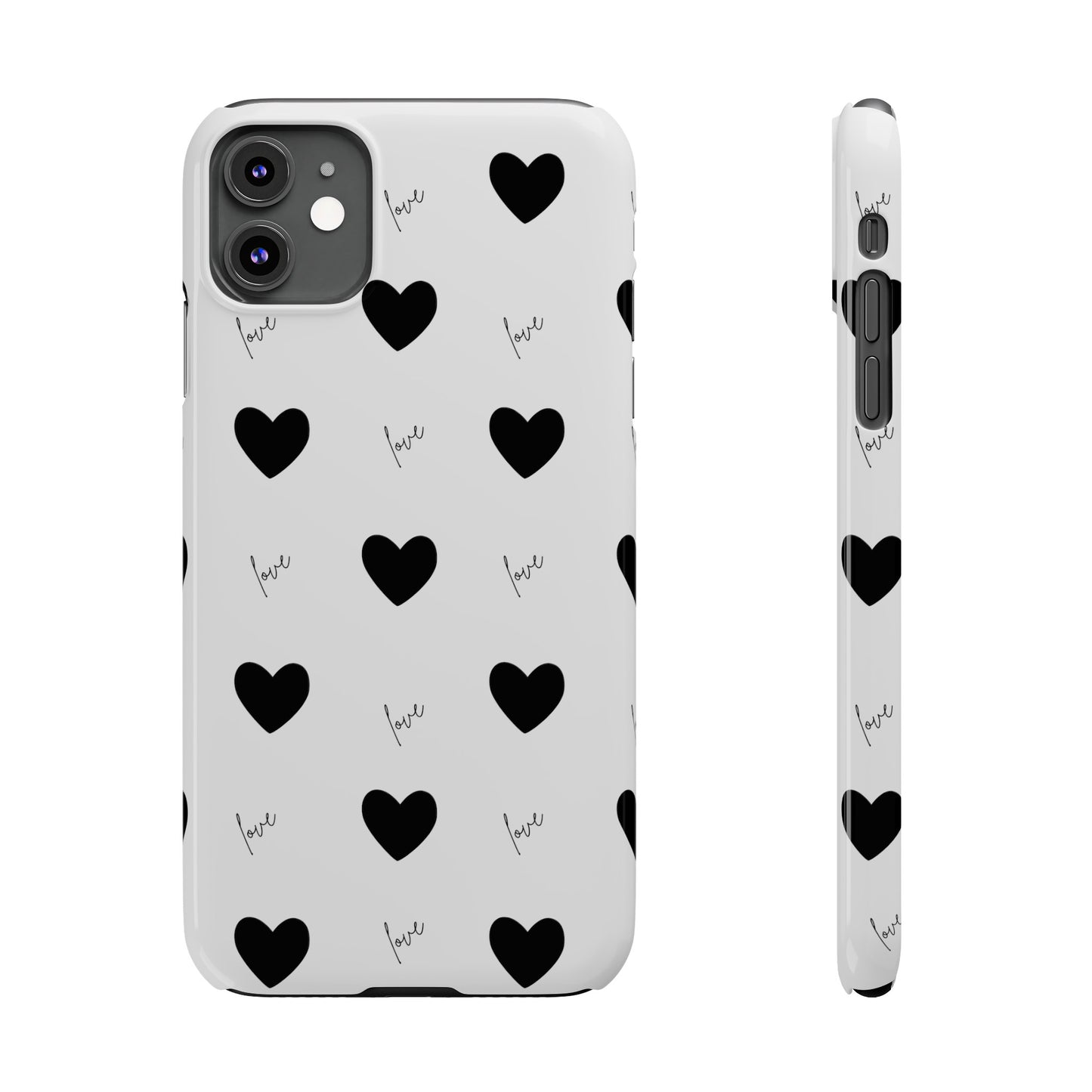 For The Love Of Hearts - Slim Phone Case