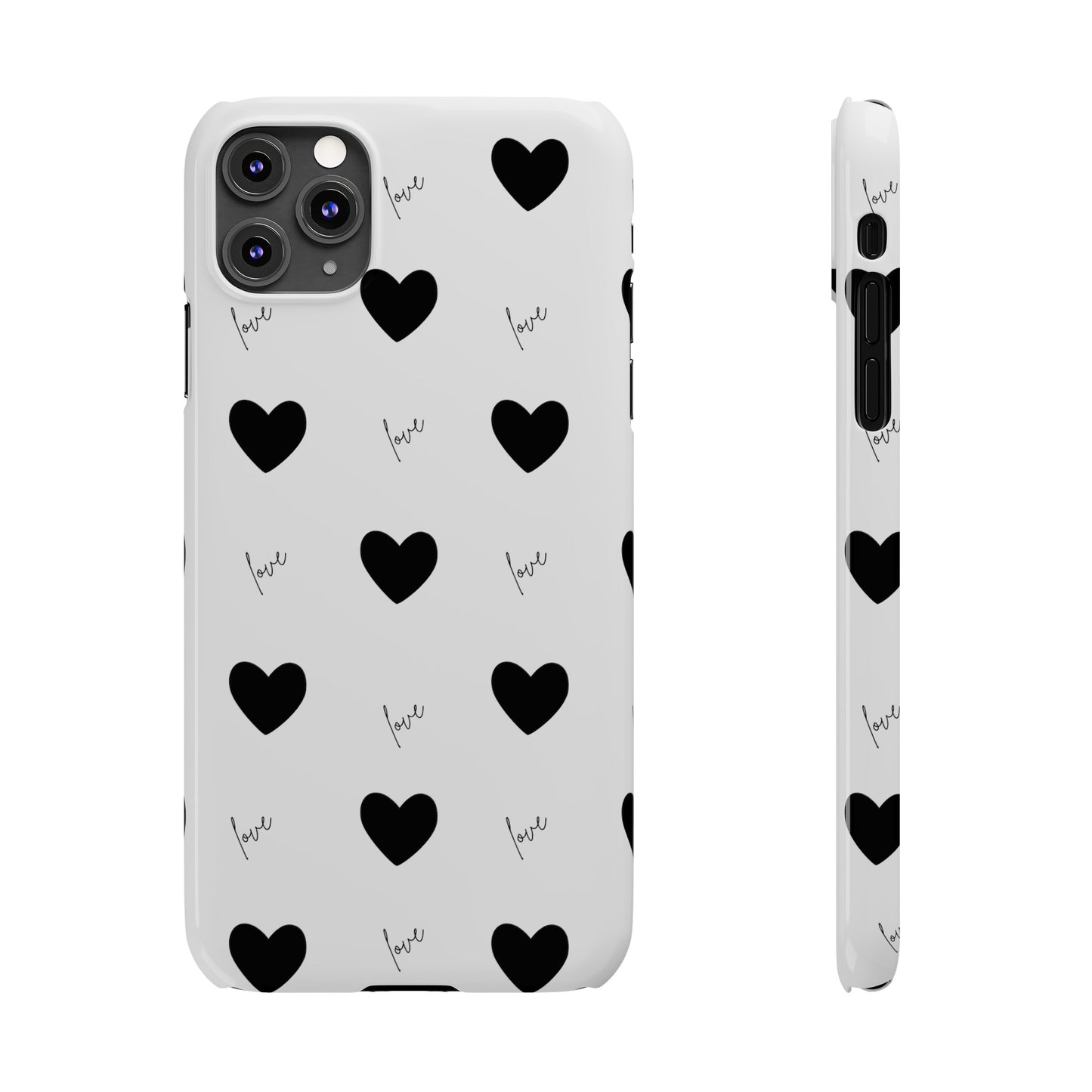 For The Love Of Hearts - Slim Phone Case