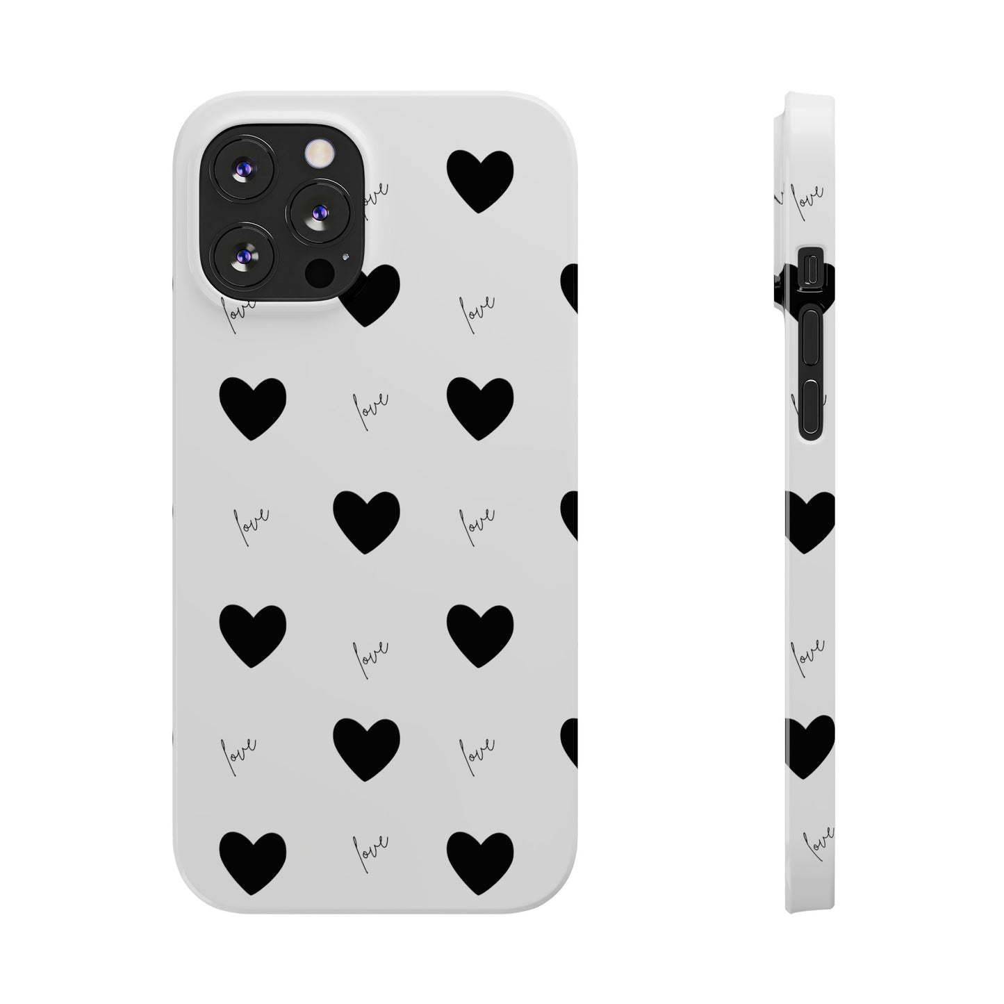 For The Love Of Hearts - Slim Phone Case