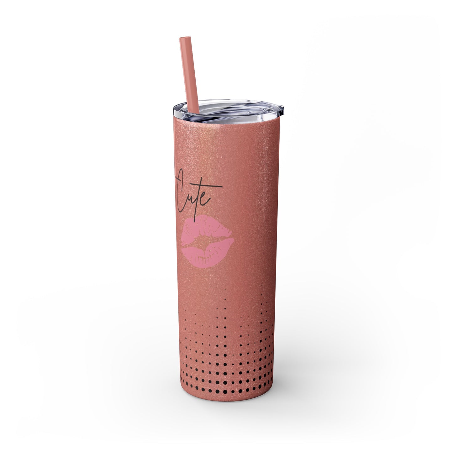 Keep It Cute Skinny Tumbler with Straw, 20oz