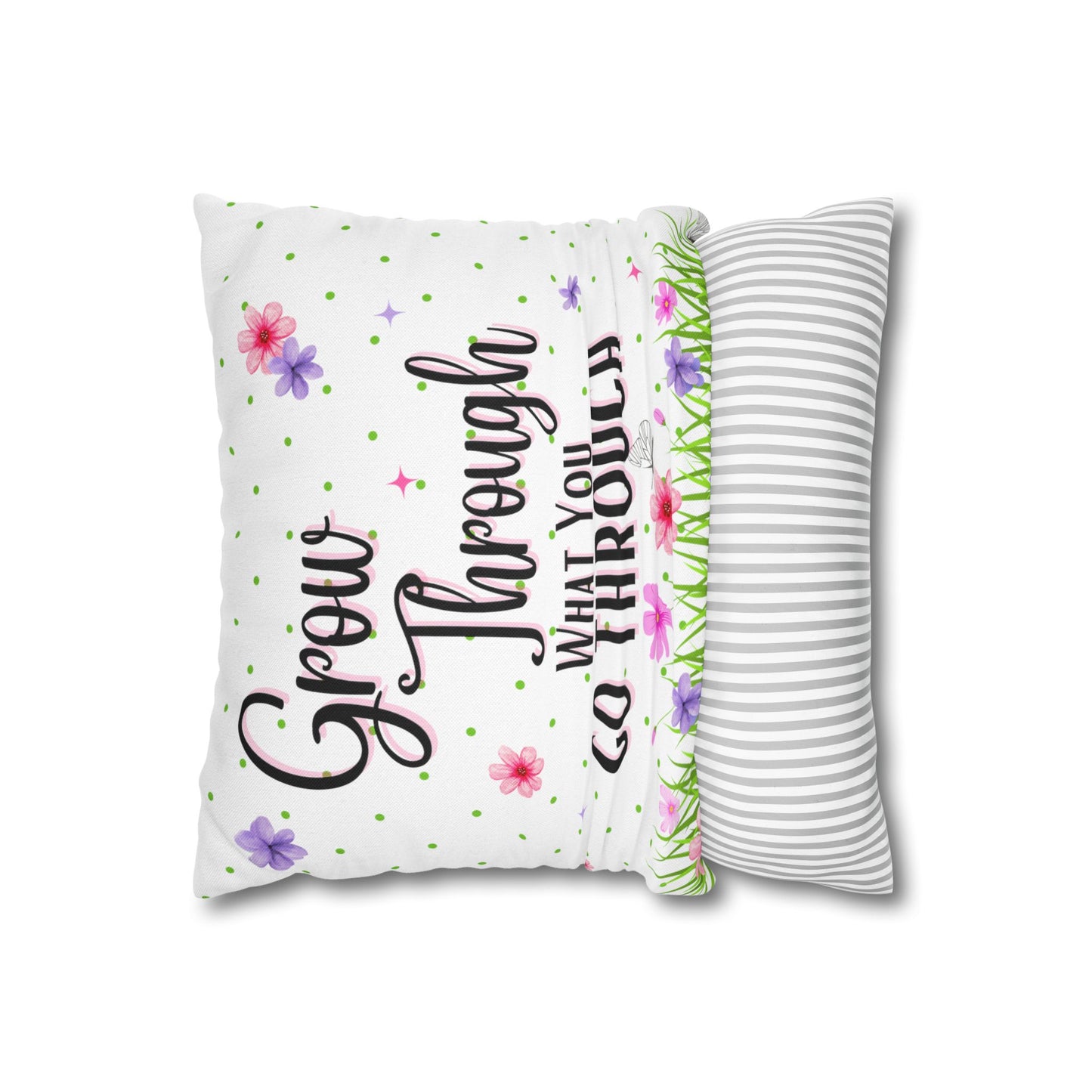 Grow Through - Spun Polyester Square Pillowcase