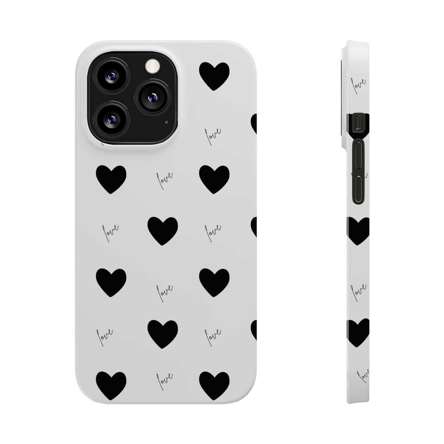 For The Love Of Hearts - Slim Phone Case