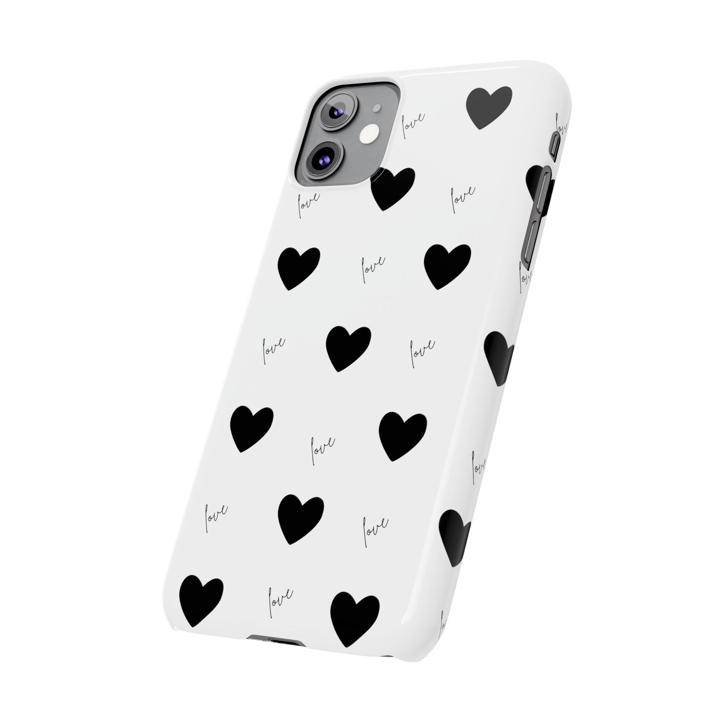 For The Love Of Hearts - Slim Phone Case