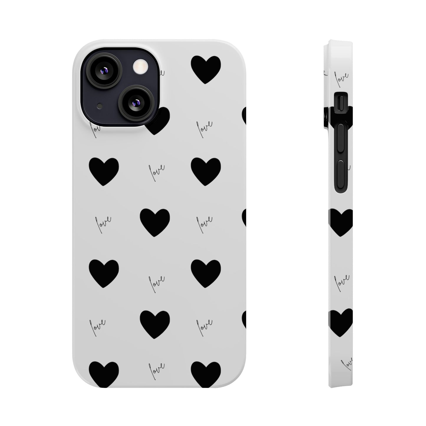 For The Love Of Hearts - Slim Phone Case