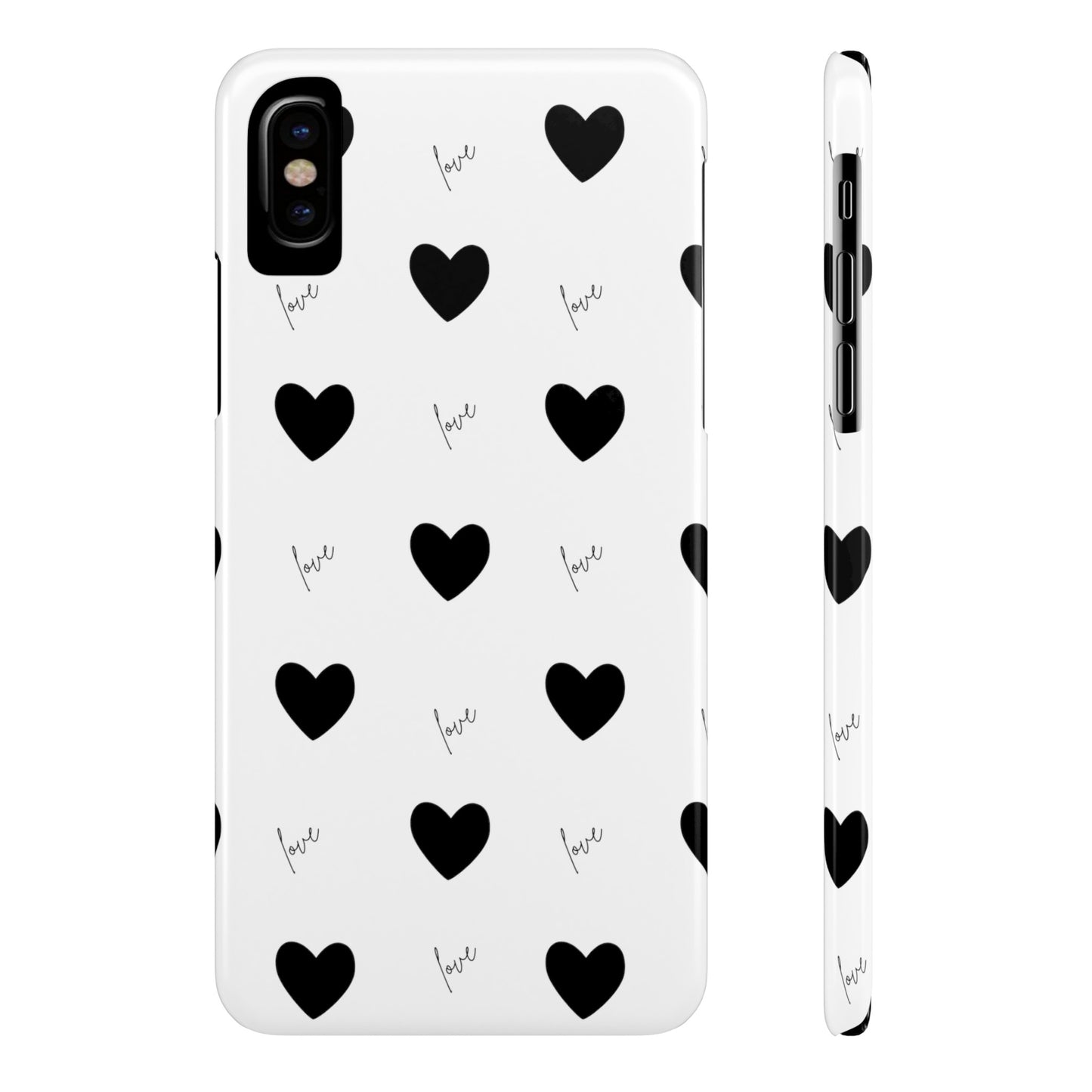 For The Love Of Hearts - Slim Phone Case