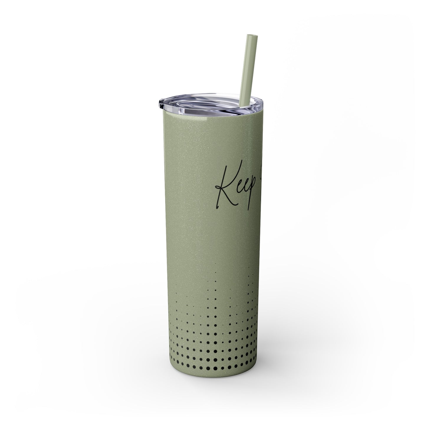 Keep It Cute Skinny Tumbler with Straw, 20oz