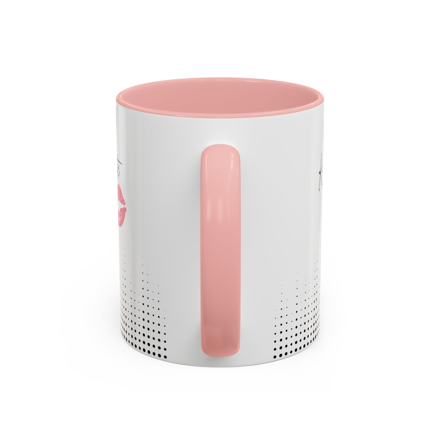 Keep It Cute Pink Accent Coffee Mug (11, 15oz)